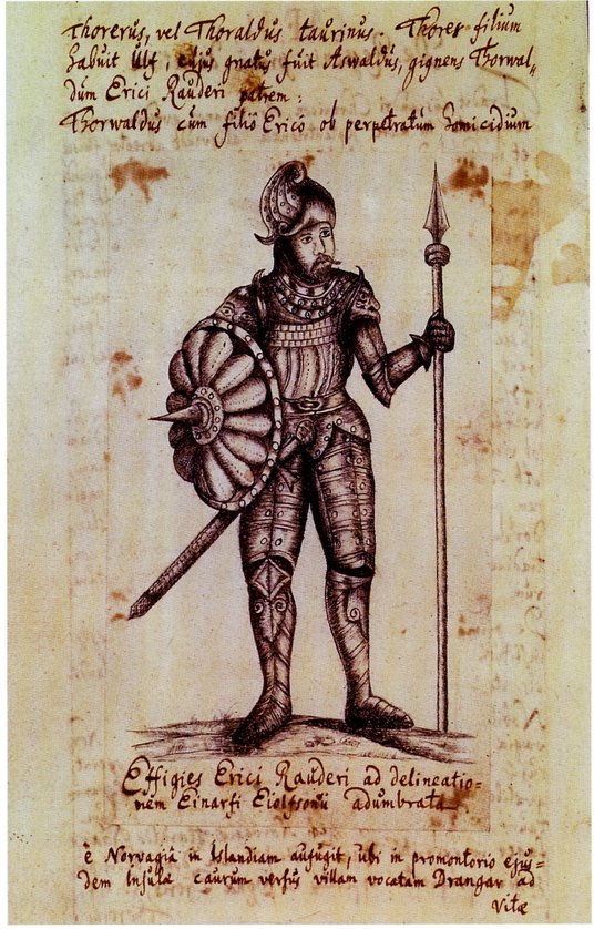 Eryk Rudy – założyciel pierwszych normańskich osad na Grenlandii odkrytej przez niego w 982 r.