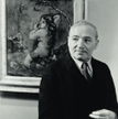 Max Weber na tle obrazu