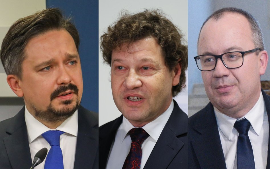 Od lewej: Marcin Wiącek, Piotr Schab, Adam Bodnar