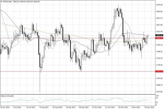Notowania złota – dane dzienne