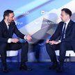 Cezary Szymanek, zastępca redaktora naczelnego „Rzeczpospolitej” i Andrzej Domański, minister finans