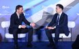 Cezary Szymanek, zastępca redaktora naczelnego „Rzeczpospolitej” i Andrzej Domański, minister finans