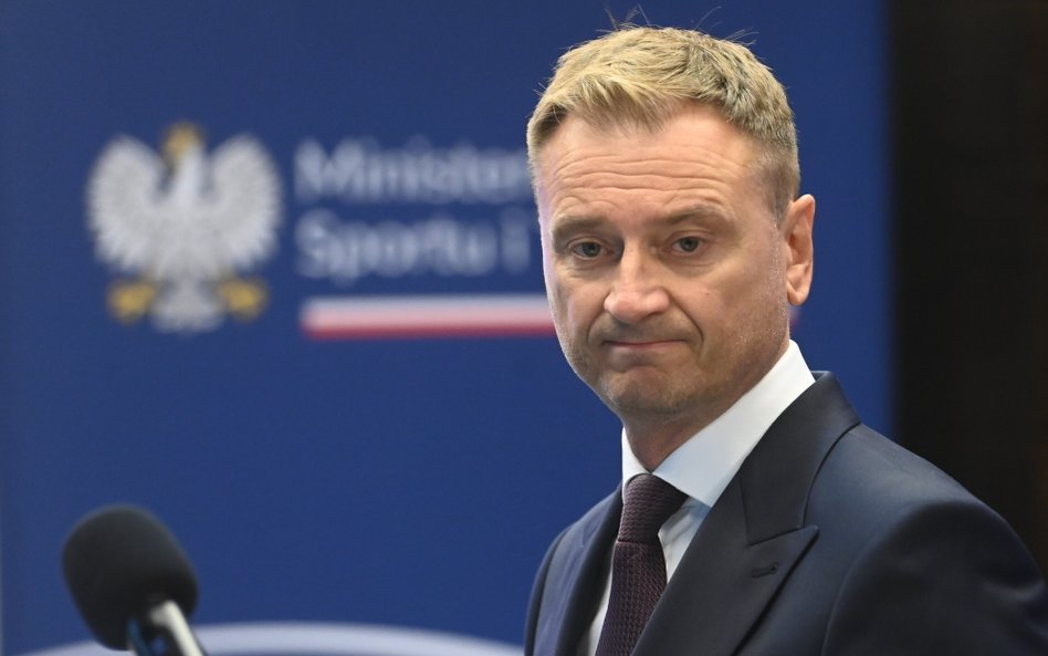 Minister sportu i turystyki Sławomir Nitras