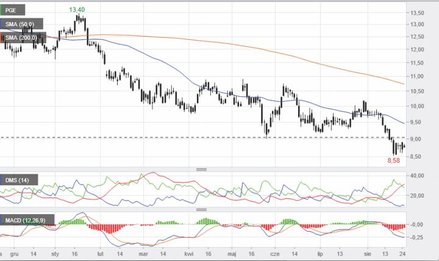 Kurs akcji energetycznego giganta wyznaczył tydzień temu historyczne dno – 8,52 zł. Choć logika podp