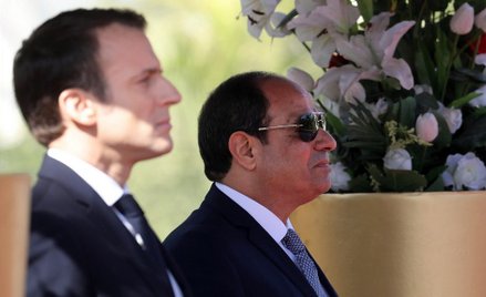 Emmanuel Macron i Abd al-Fatah as-Sisi
