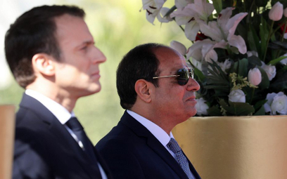 Emmanuel Macron i Abd al-Fatah as-Sisi