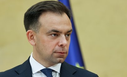 Minister finansów i gospodarki Andrzej Domański