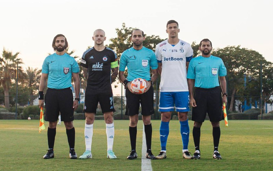 Slovan do końca o sparingu z Dynamem milczał, ale Rosjanie - nie. Zapowiadali go na stronie internet
