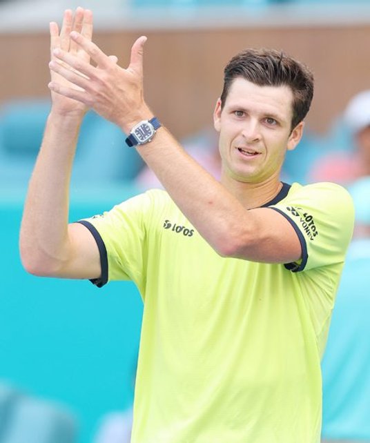 Hubert Hurkacz w Miami w singlu był w półfinale i wraz z Amerykaninem Johnem Isnerem wygrał turniej 