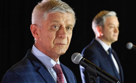 Marek Belka i Robert Biedroń