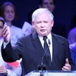 Jarosław Kaczyński podczas konwencji wyborczej w Krakowie 18 maja