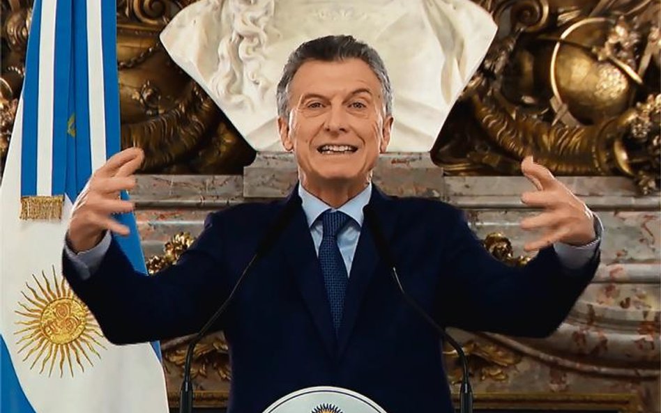 Mauricio Macri, prezydent Argentyny.