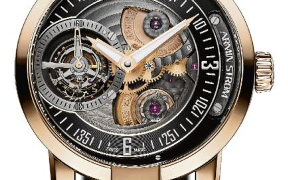 Zegarek Tourbillon Gravity Fire ze szwajcarskiej manufaktury Armin Strom, wyprodukowany w zaledwie 5