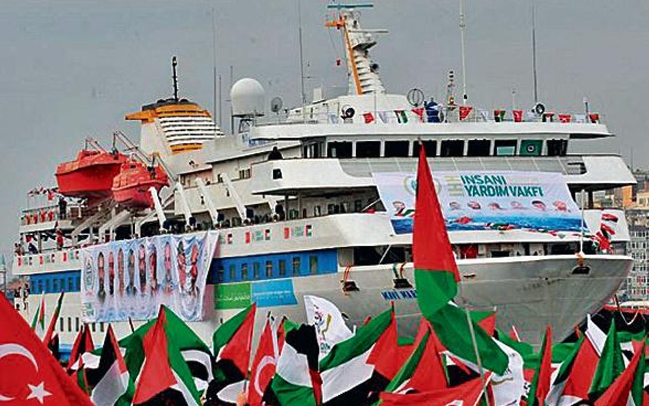 Statek „Mavi Marmara” kojarzony jest na Bliskim Wschodzie z ubiegłorocznym konwojem (zdjęcie z grudn