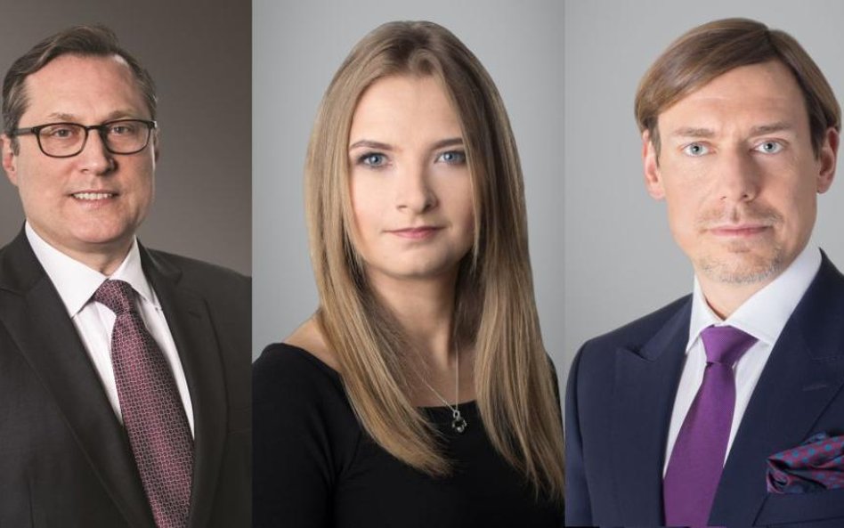 Od lewej: Stephen Horvath, Magdalena Medyńska i Daniel Kaczorowski