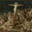 „Podniesienie Chrystusa na krzyżu” – obraz Christopha Schwarza (około 1548–1592) ze zbiorów Muzeum N