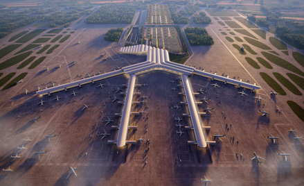Projekt lotniska zostanie zoptymalizowany pod obsługę 34 mln pasażerów rocznie. Budowa będzie realiz