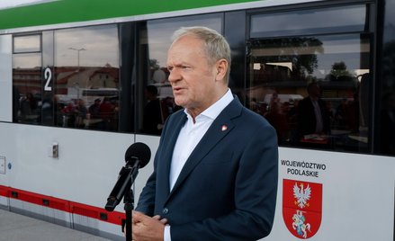 Premier Donald Tusk w Łomży