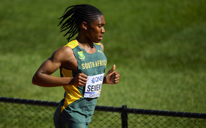 Caster Semenya podczas Mistrzostw świata w lekkoatletyce