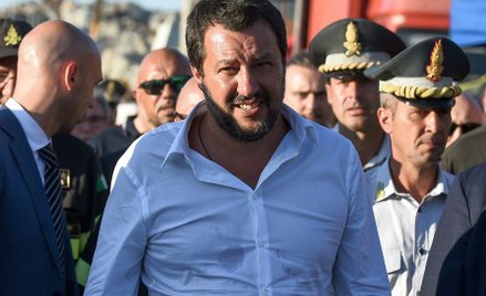 Atak potępił Matteo Salvini, minister spraw wewnętrznych, lider Ligi