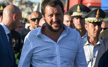 Atak potępił Matteo Salvini, minister spraw wewnętrznych, lider Ligi