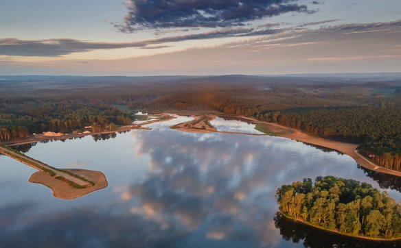 Zalew w Sielpi Wielkiej