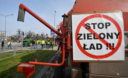 Protest rolników w Kielcach