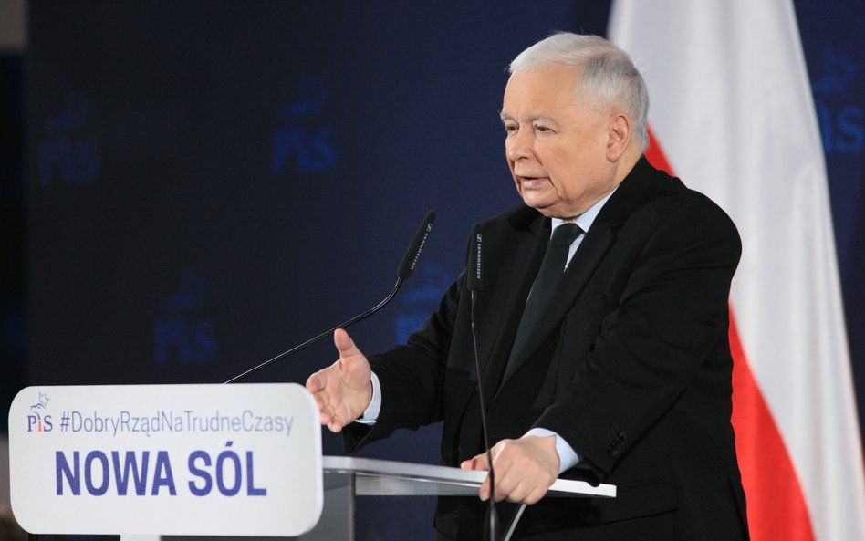 Prezes Prawa i Sprawiedliwości Jarosław Kaczyński