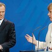 Donald Tusk po rozmowach z Angelą Merkel