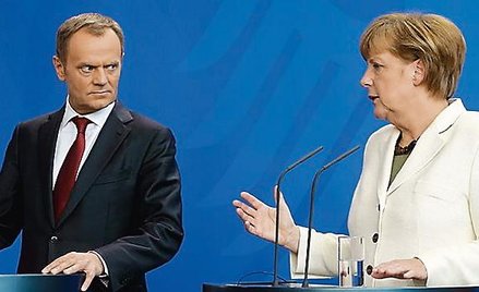 Donald Tusk po rozmowach z Angelą Merkel