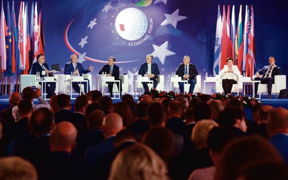 W inauguracyjnym panelu Forum Ekonomicznego uczestniczyła m.in. wicepremier Beata Szydło