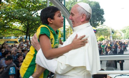 Papież Franciszek w Rio de Janeiro, na tegorocznych Światowych Dniach Młodzieży