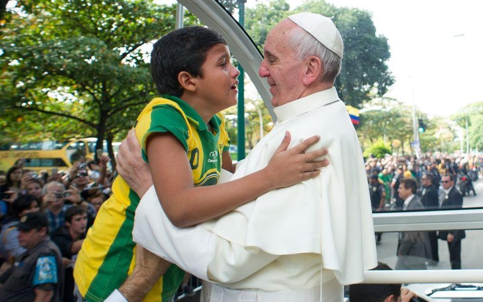 Papież Franciszek w Rio de Janeiro, na tegorocznych Światowych Dniach Młodzieży