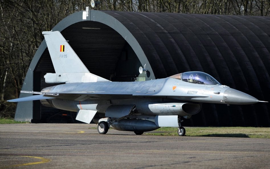 Belgijski F-16 w bazie Kleine Brogel