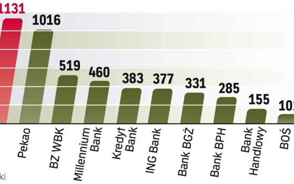 BGK ma mniej placówek niŻ banki komercyjne