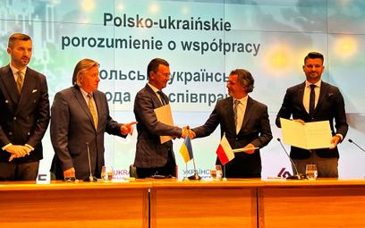 Podpisanie polsko - ukraińskiego porozumienia o współpracy w handlu energią.