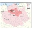 Rozwój terytorialny pierwszego państwa piastowskiego. Źródło: PNAS