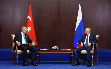 Prezydent Turcji Recep Tayyip Erdoğan i prezydent Rosji Władimir Putin