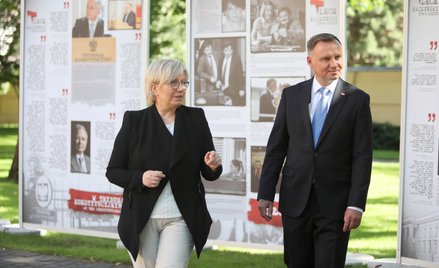 Prezydent RP Andrzej Duda i prezes TK Julia Przyłębska