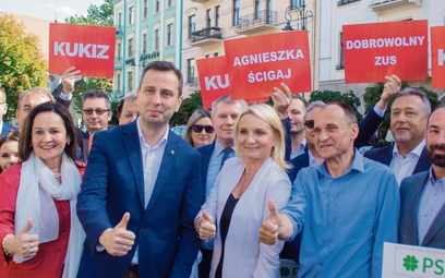 Szef PSL Władysław Kosiniak-Kamysz i Paweł Kukiz, lider Kukiz’15, chcą odblokować potencjał gospodar