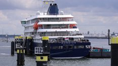 MV Hondius w porcie w Rotterdamie