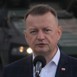 Minister obrony narodowej Mariusz Błaszczak przed defiladą z okazji Święta Wojska Polskiego w Warsza