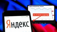Wykres przedstawiający spadek aktywności rosyjskich botów został wygenerowany przez AI