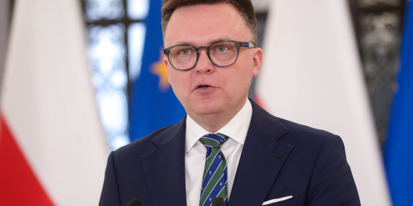 Marszałek Sejmu Szymon Hołownia w orędziu: Idzie czas flagi