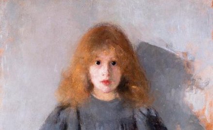 Olga Boznańska, „Dziewczynka z chryzantemami”, 1894 r.