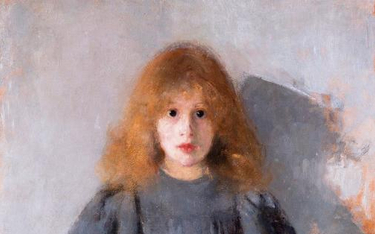 Olga Boznańska, „Dziewczynka z chryzantemami”, 1894 r.