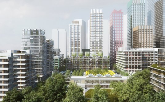 Łączna powierzchnia użytkowa budynków wyniesie ok. 200 tys. mkw. Realizacja całej inwestycji potrwa 