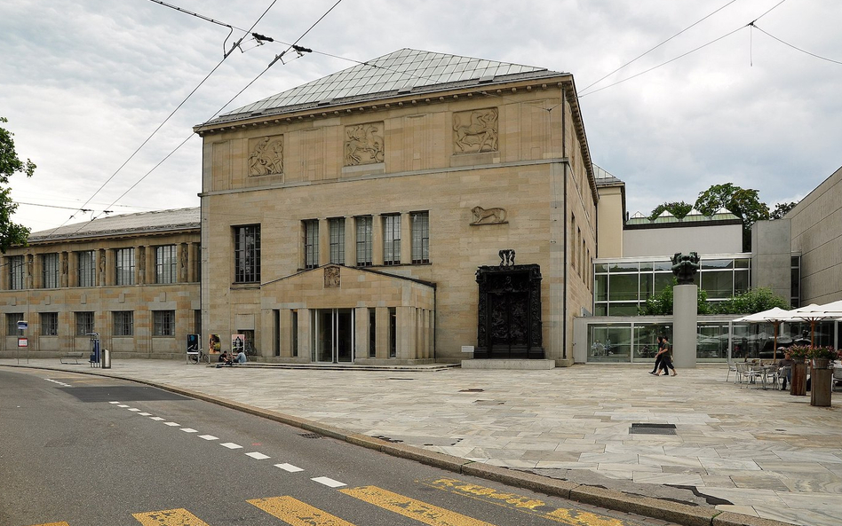 Historyczny budynek Kunsthaus w Zurychu.