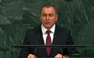 Minister spraw zagranicznych Białorusi Uładzimir Makiej