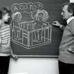Edukacja seksualna w szkole widziana oczami satyryka Lecha Zahorskiego (P). Zdjęcie archiwalne